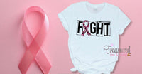 Fight Ribbon (Breast Cancer)