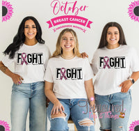 Fight Ribbon (Breast Cancer)