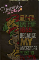 Juneteenth ( My Ancestors weren’t free) BLING