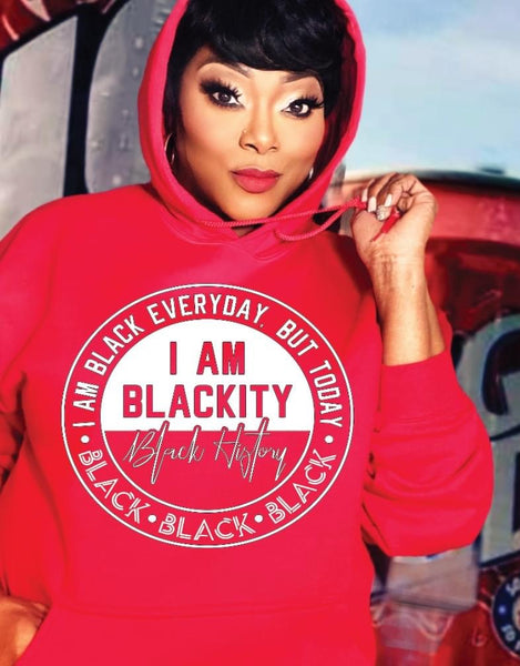 I Am Blackity (White Print)