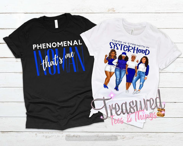 Sisterhood/Phenomenal Woman Bundle (Blue)