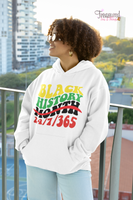 Black History 24/7/365 (yellow, green, red, black print)