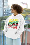 Black History 24/7/365 (yellow, green, red, black print)