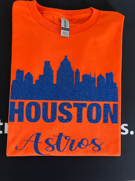 Houston Astros (blue glitter)