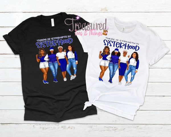 Sisterhood Blue and White