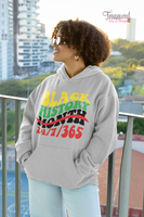 Black History 24/7/365 (yellow, green, red, black print)